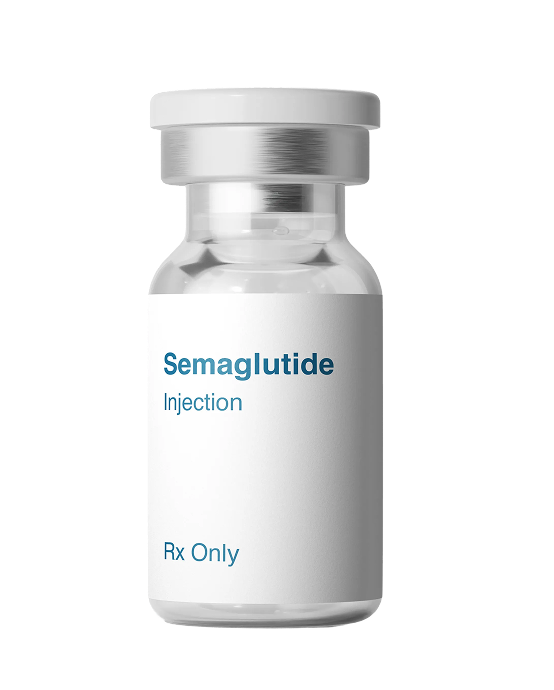 Vial of compounded semaglutide injection
